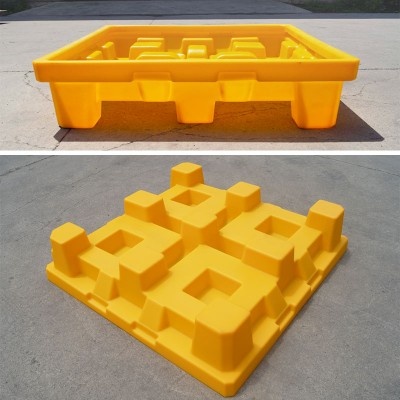 PE-Auffangwanne für 4 Fässer (Volumen 180 l oder 260 l)