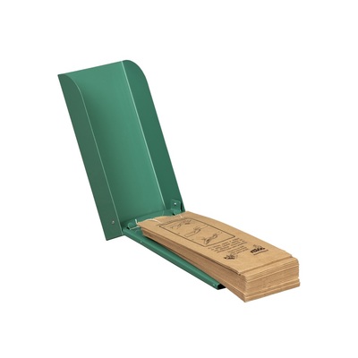 Kasten für Hundekotbeutel, grün